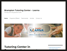 Tablet Screenshot of bramptonlearna.com